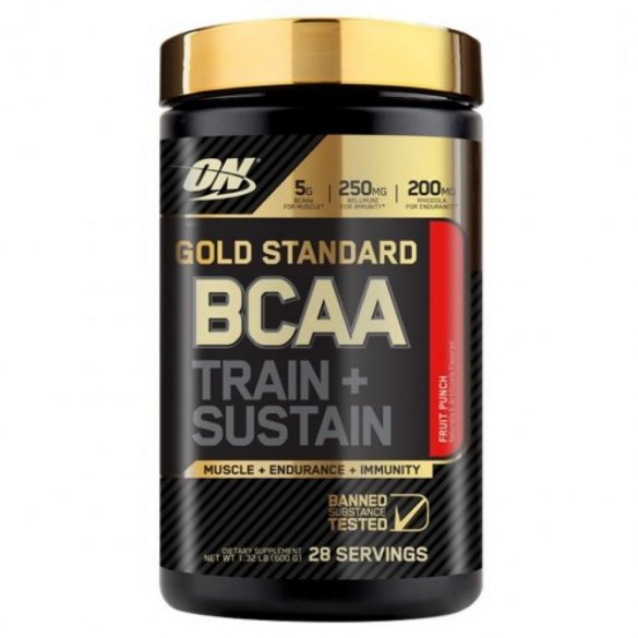 ON GOLD STANDARD BCAA TRAIN + SUSTAIN - 266G