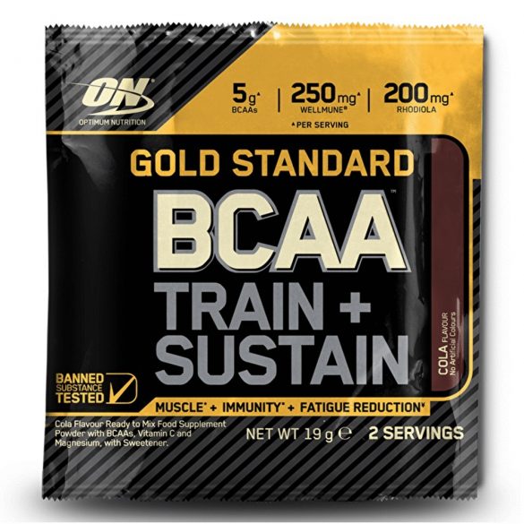 ON GOLD STANDARD BCAA TRAIN + SUSTAIN - 24 X 19G